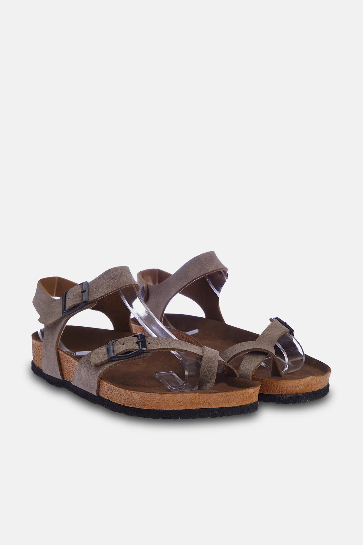 Bild von TRENDYOL SHOES Nerzfarbene Sandalen – Zehenriemen, für Damen - 37