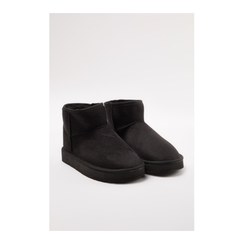 Bild von TRENDYOL SHOES Schwarze Flache Stiefel Mit Kurzem Absatz für Damen - 38