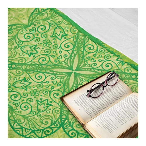 Bild von ABAKUHAUS irisch Weiche Kuscheldecke – Modell blan_7585_50x70_de