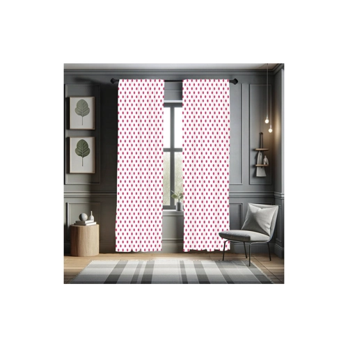 Bild von Abakuhaus Gardine Vorhang für Wohnzimmer Schlafzimmer – Hot Pink