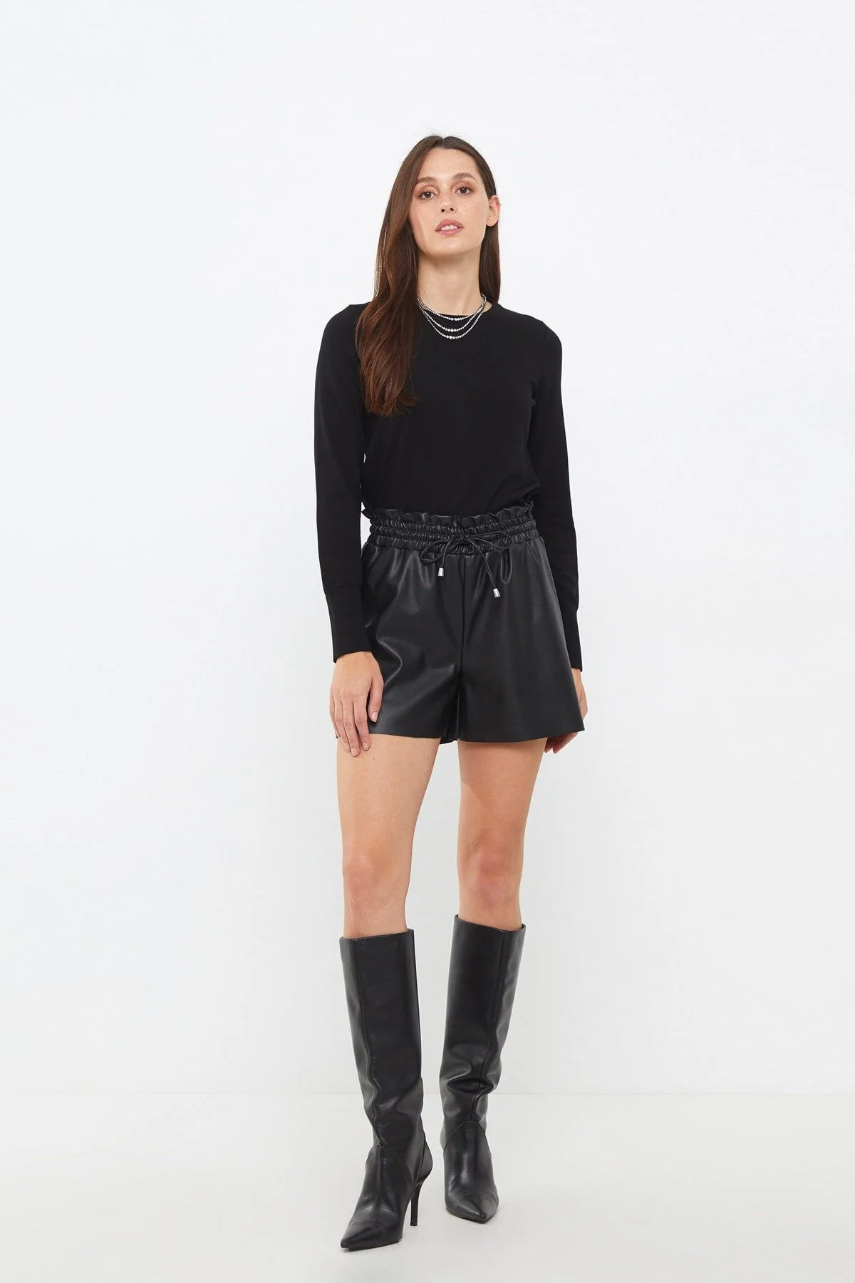 Bild von LC Waikiki Pullover Schwarz Regular Fit für Damen - XL