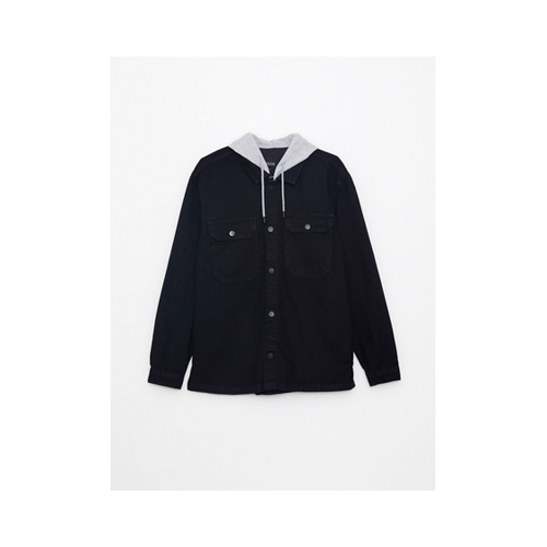 Bild von LC Waikiki Jeansjacke – Standardform mit Kapuze für Herren