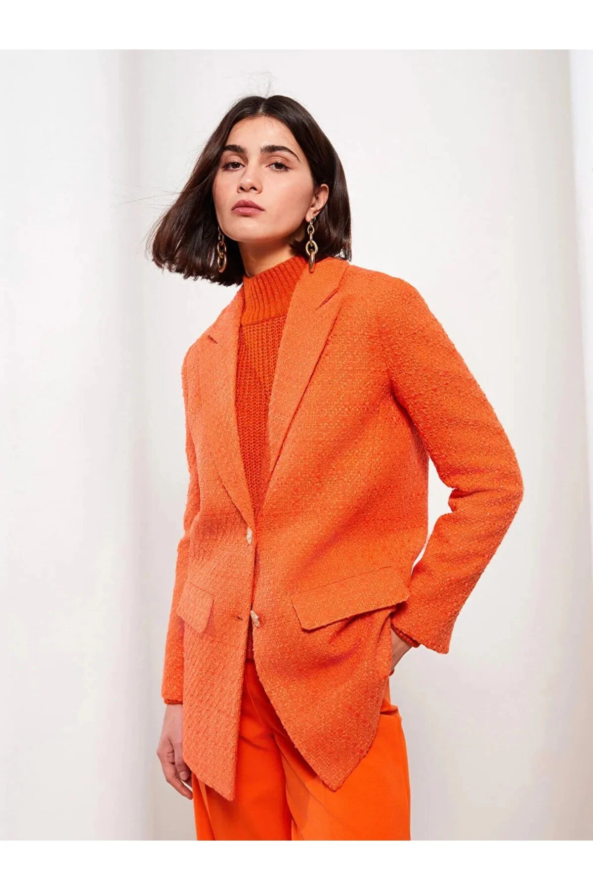 Bild von LC Waikiki Lcw Vision – Gemusterte Jacke Mit Langen Ärmeln für Damen - 34