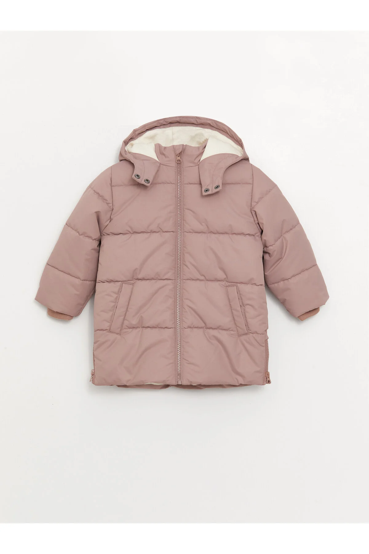 Bild von LC Waikiki Basic Pufferjacke Mit Reißverschluss Für Babys – Kapuze, Lange Ärmel für Damen - 12–18 Monate