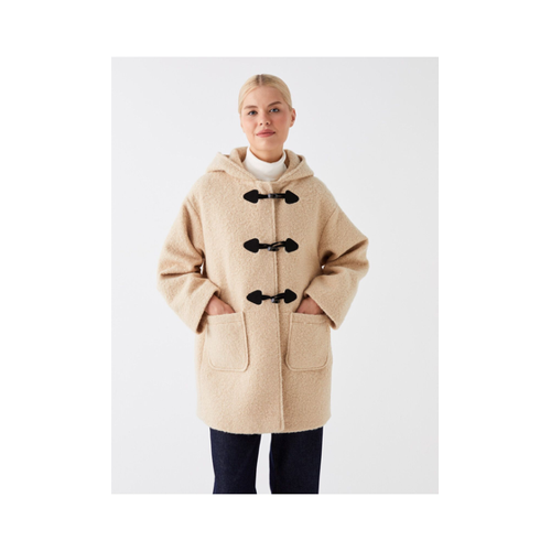 Bild von LC Waikiki Lcw Bescheidener, Übergroßer, Langärmliger Mantel Mit Kapuze für Damen - 42