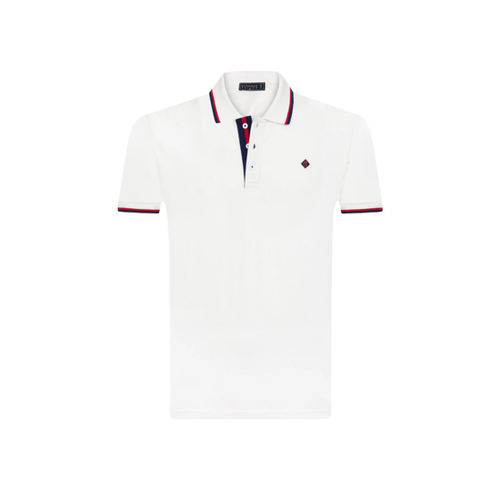Bild von Sir Raymond Tailor Poloshirt Weiß - Eleganz für Herren