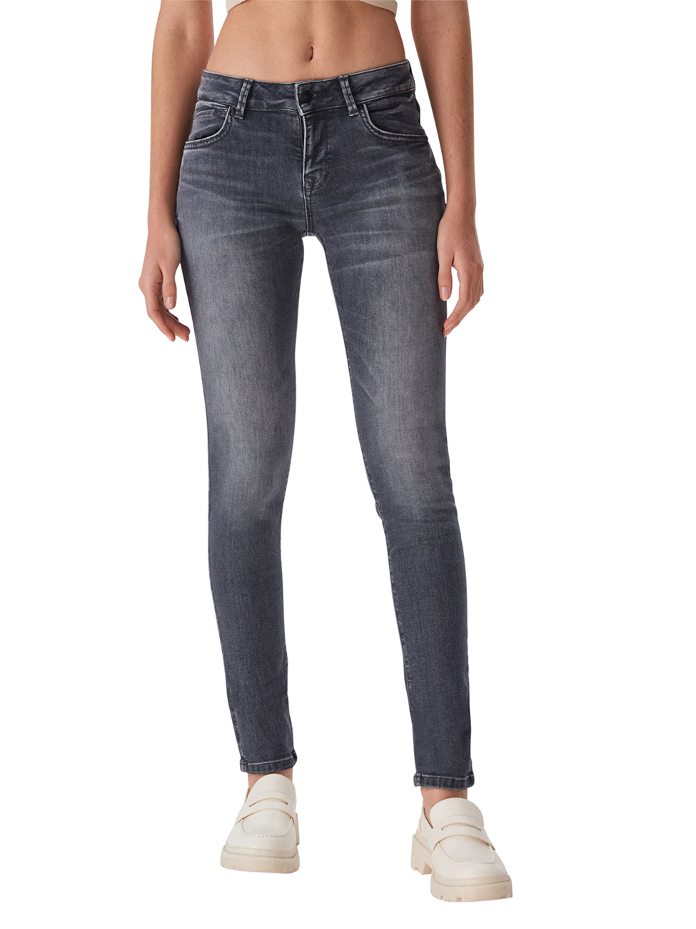 Bild von LTB Damen Jeans NICOLE Skinny Fit - Blau - Cali Undamaged Wash