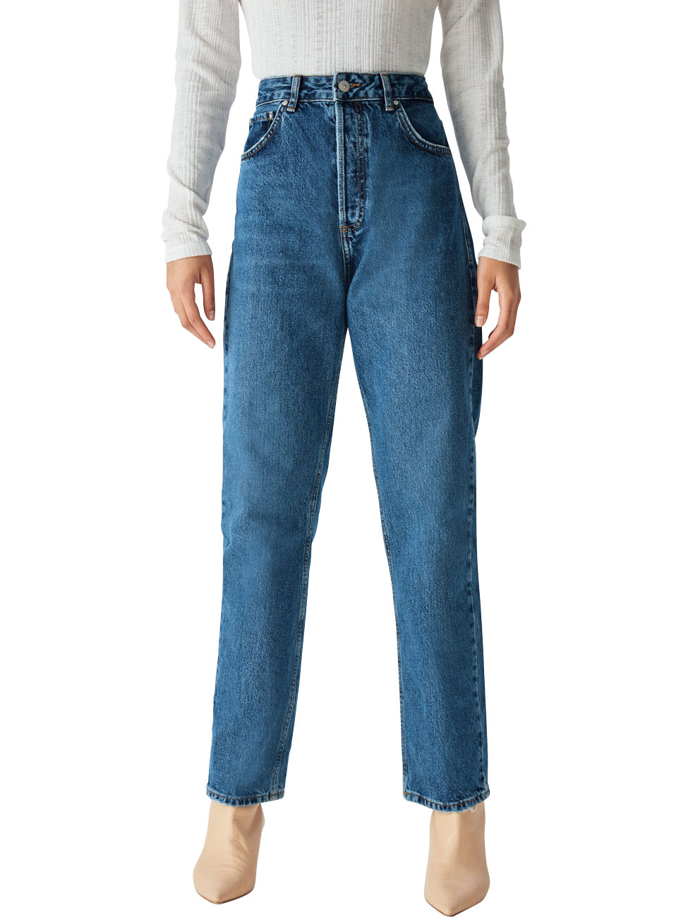 Bild von LTB Damen Jeans MYLA ZIP Relaxed Straight Fit - Blau - Sunila Safe Wash