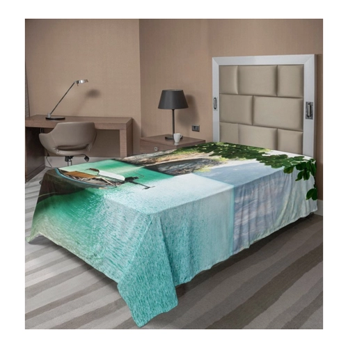 Bild von ABAKUHAUS Tropisch Bettlaken – Welt Seascape Shore