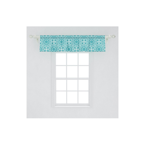 Bild von ABAKUHAUS Boho Fenster Volant mit Mandala Effekt Muster
