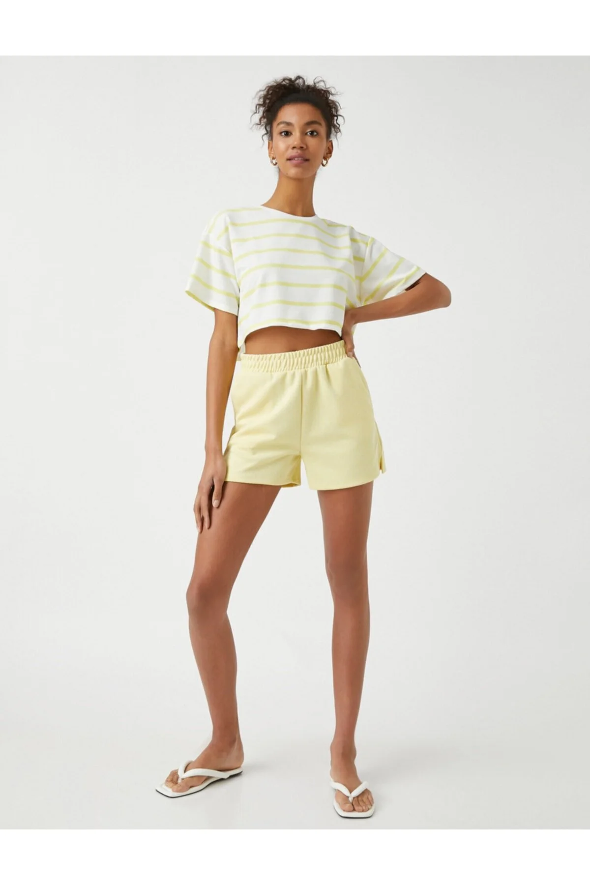 Bild von Koton Shorts Mit Elastischem Bund für Damen - M