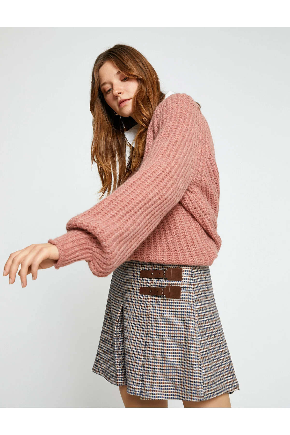 Bild von Koton Geknöpfter Oversize-strickcardigan für Damen - XL