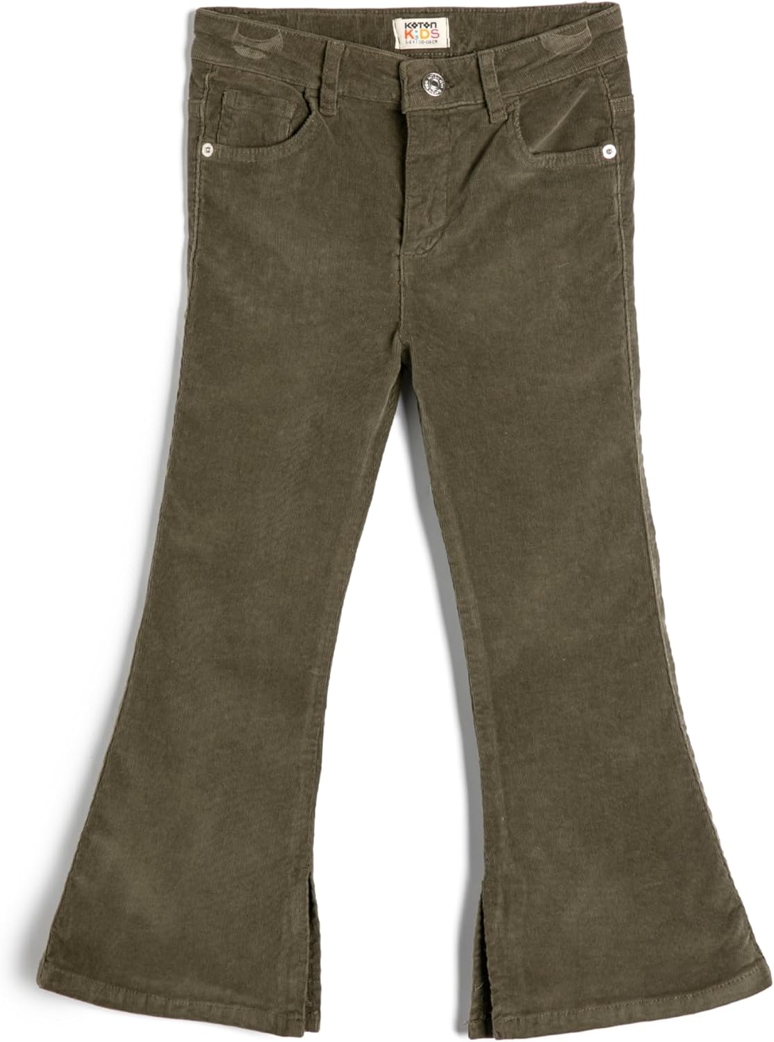 Bild von Koton Girls Flare Trousers Velvet Split Detail