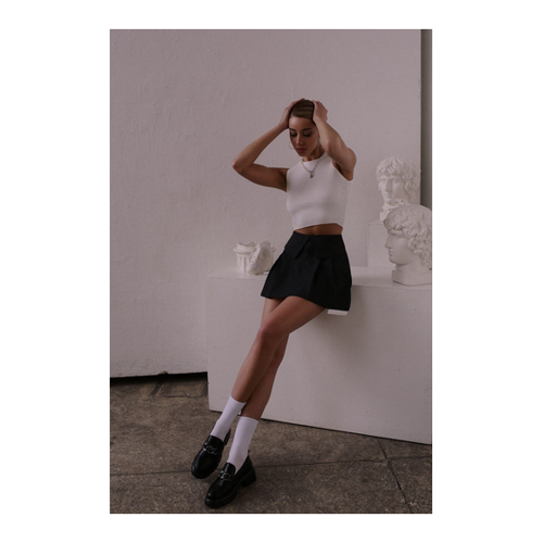Bild von MAİ COLLECTION Schwarzer Muse-Miniskirt für Damen