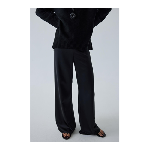 Bild von Suud Collection Schwarze Pol-satin-hose für Damen - 38