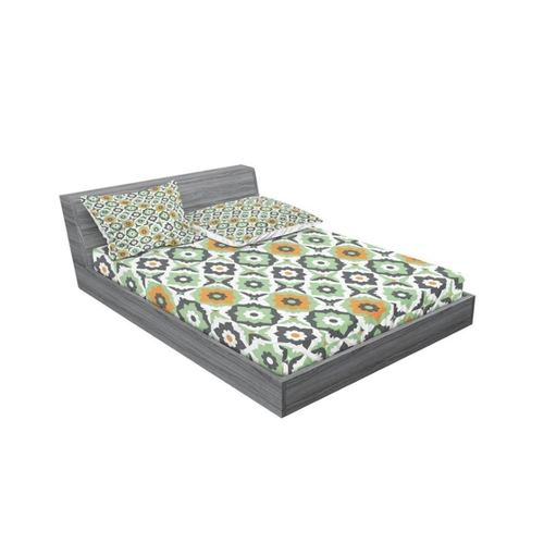 Bild von Abakuhaus Bettwäsche 3-teiliges Bettwäscheset, Microfaser, marokkanisch Lotus Blumen