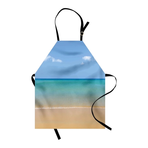 Bild von Abakuhaus Kochschürze Ozean – Creme Turquoise