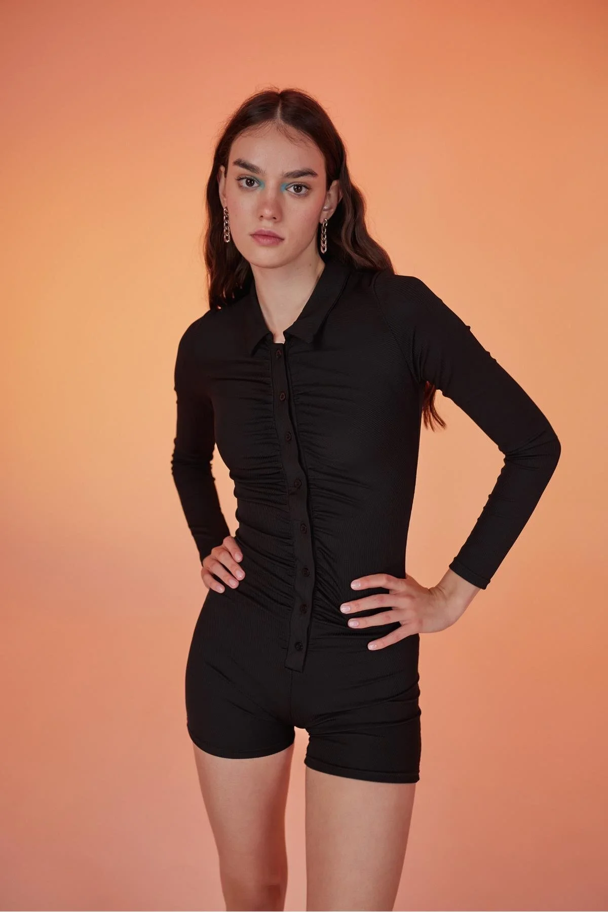 Bild von HOLLY LOLLY Harley Overall Schwarz für Damen - L
