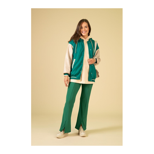 Bild von DeFacto Basic Ottoman – Hose mit spanischem Bein und Schlitz für Damen