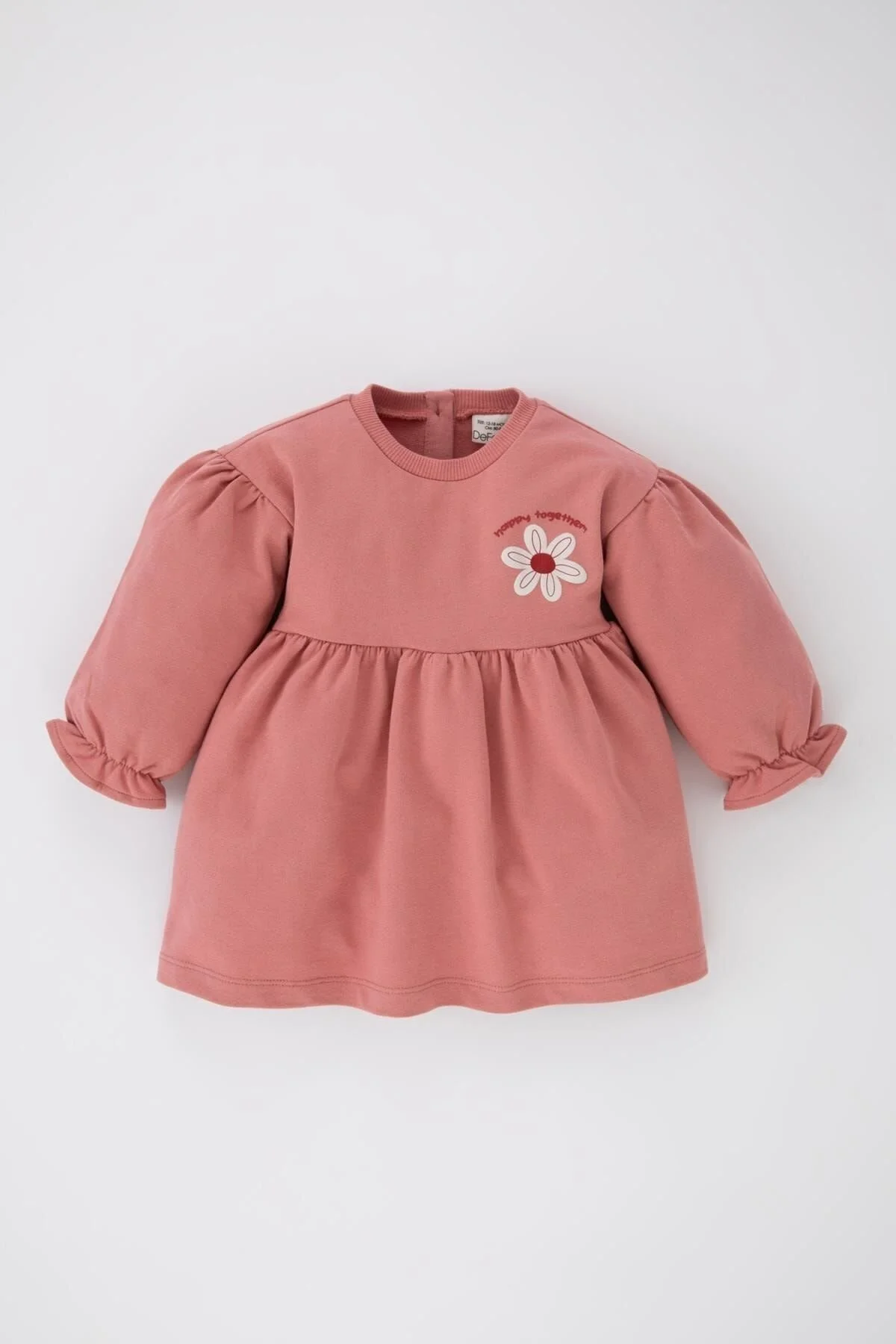 Bild von DeFacto Langärmliges, Bedrucktes Baby-mädchenkleid – A6507a523au für Damen - 5–6 Jahre