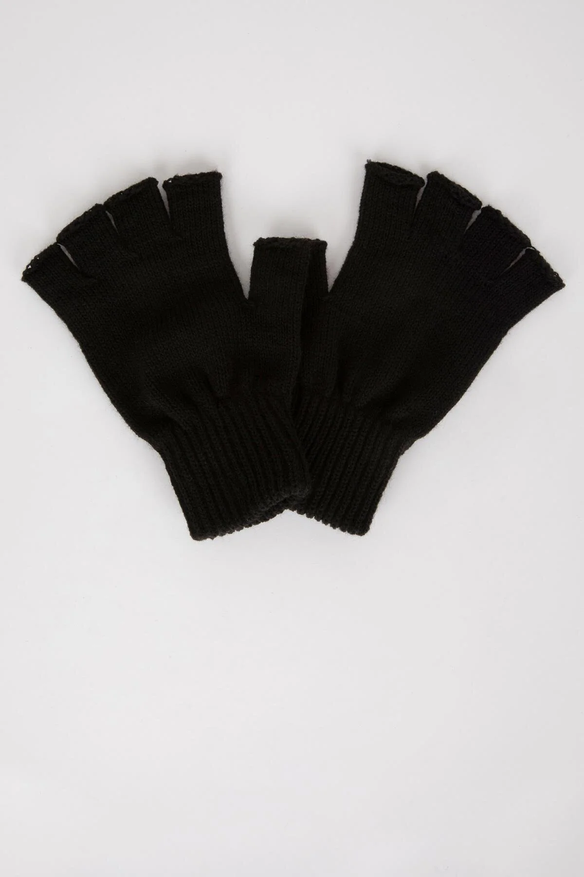 Bild von DeFacto Strickhandschuhe Mit Abgeschnittenen Fingern L9300az23wn für Herren - One Size