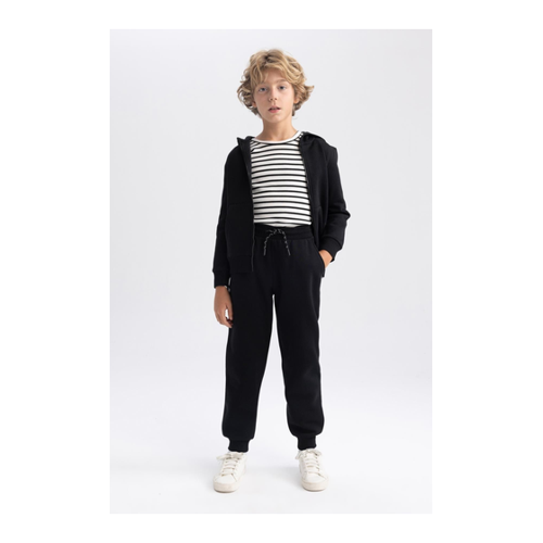 Bild von DeFacto Schwarze Schul-Jogginghose Aus Dickem Sweatshirtstoff für Jungen für Herren - 9–10 Jahre