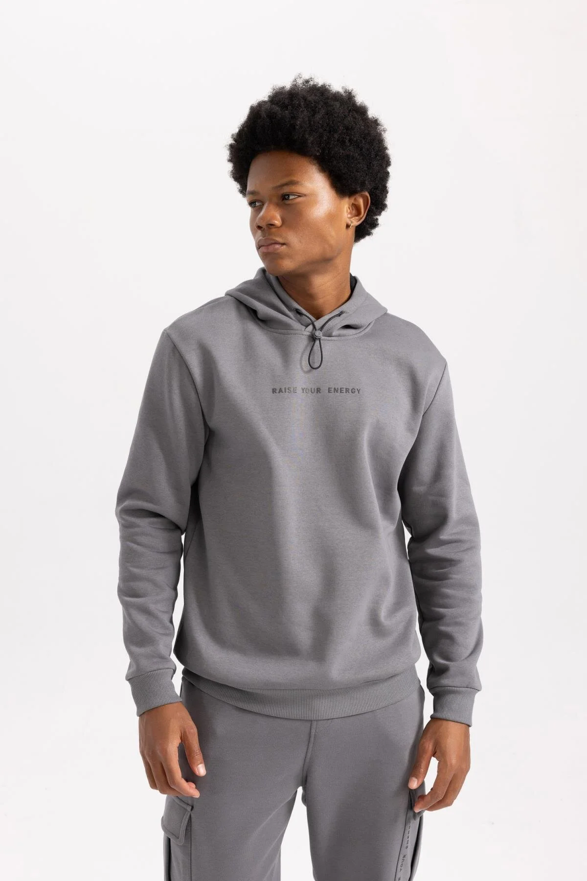 Bild von DeFacto Bedrucktes Sweatshirt Mit Kapuze Fit Standard Z5501az23au für Herren - 2XL