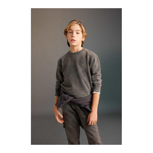Bild von DeFacto Übergroßes Sweatshirt für Jungen mit Rundhalsausschnitt