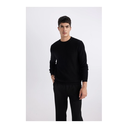 Bild von DeFacto Herren Strickpullover - Schwarz