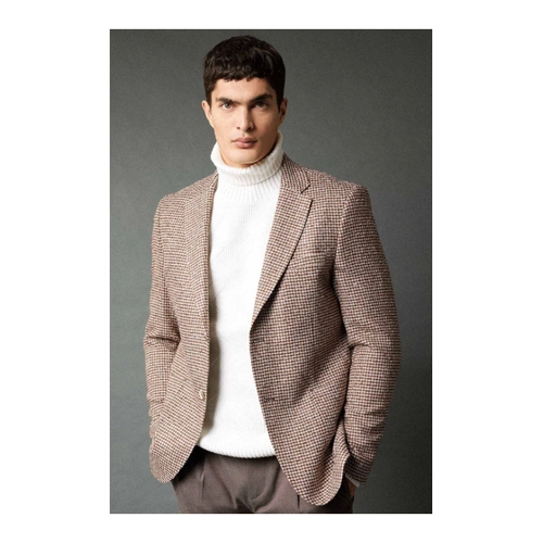 Bild von DeFacto Moderner Blazer mit Gemustertem Kragen für Herren