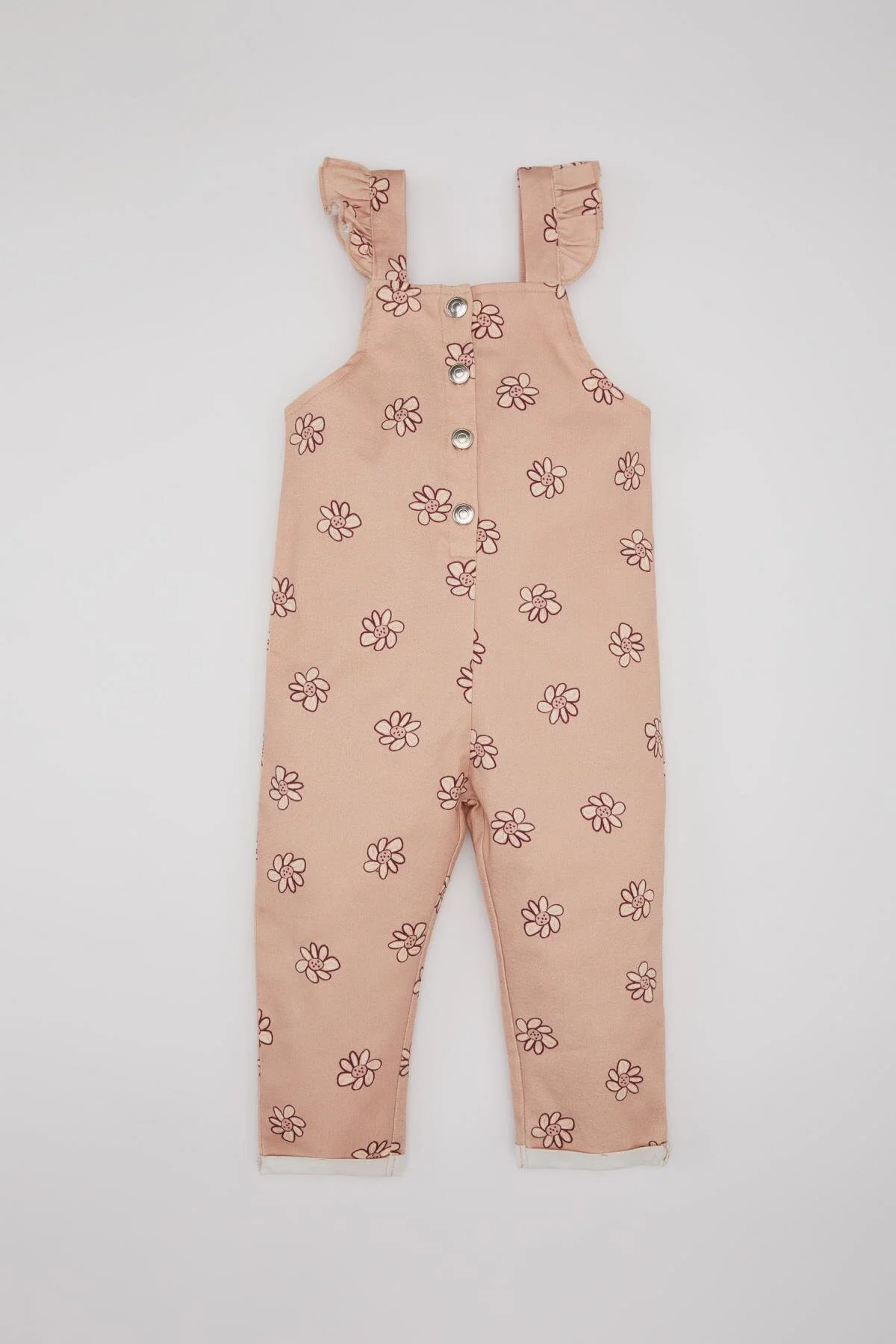Bild von DeFacto Jumpsuit Aus Gabardine Mit Blumenmuster Für Babys (mädchen) für Damen - 24–36 Monate
