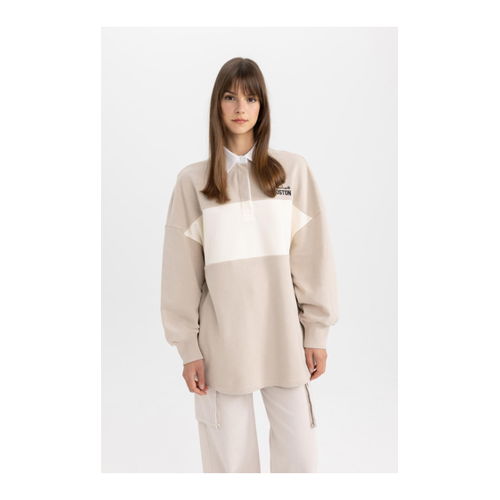 Bild von DeFacto Bedruckte Sweatshirt-Tunika für Damen