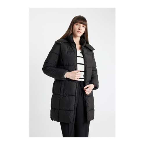 Bild von DeFacto Langer Puffermantel für Damen - Wasserabweisender Parka