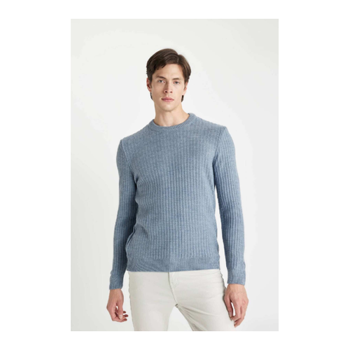 Bild von DeFacto Jacquard-Strickpullover für Herren – Ein zeitloses Basic
