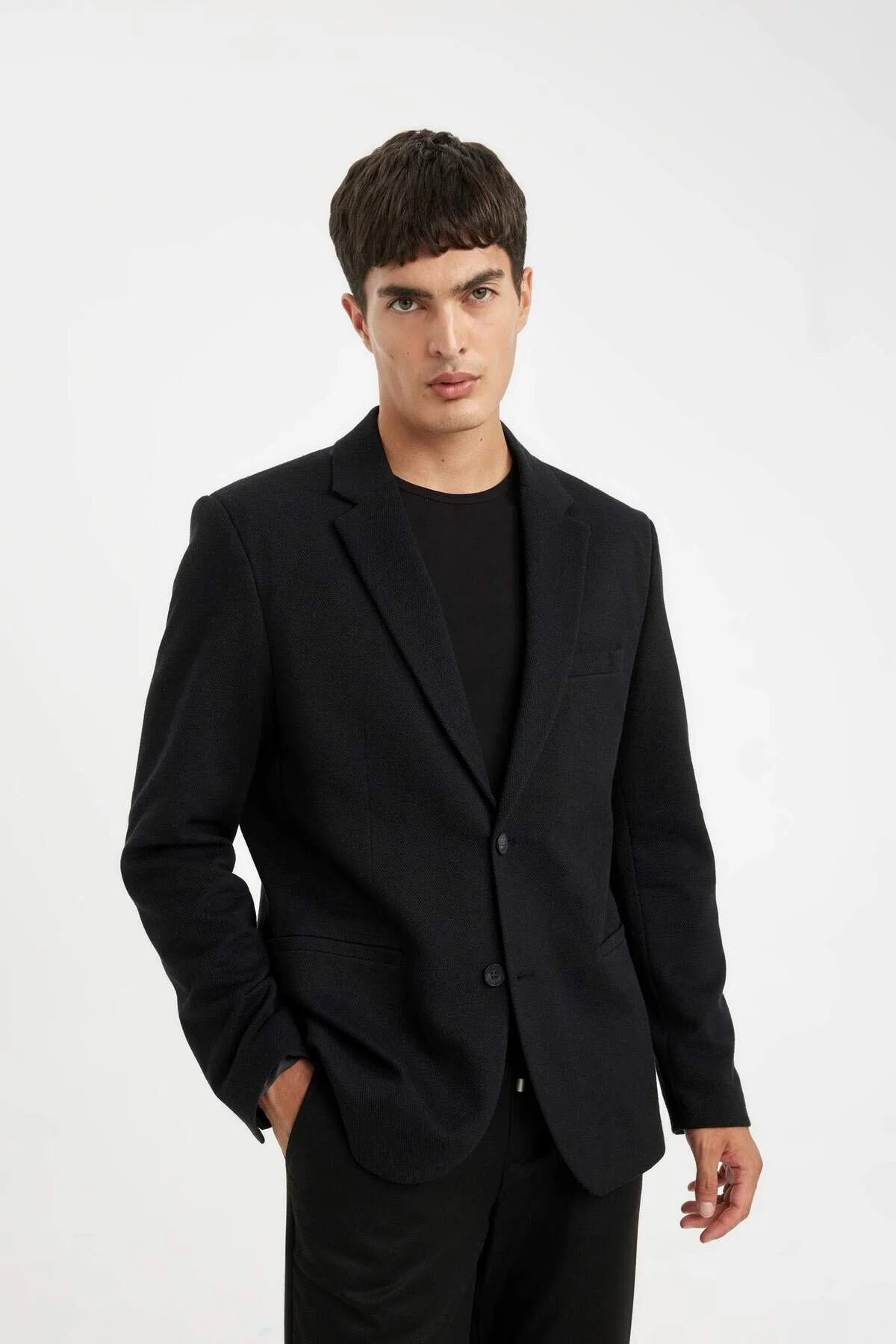 Bild von DeFacto Slim-fit Slim-fit-blazerjacke Mit Knöpfen für Herren - 58