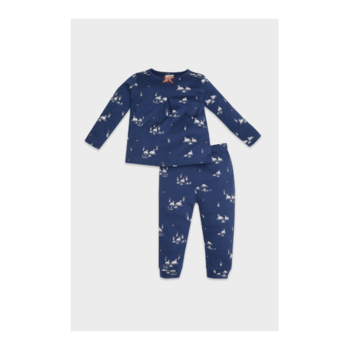 Bild von DeFacto Gemustertes Langarm-Pyjama-Set Für Babys – D5369A524WN