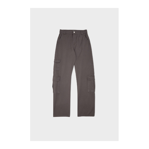 Bild von DeFacto Gabardine-Hose mit Gerader Passform – Kargotasche Und Normaler Taille D3762ax24au für Damen - 38