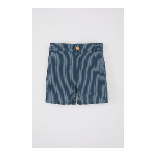 Bild von DeFacto Gestreifte Shorts aus Geflammtem Popeline für Baby Jungen