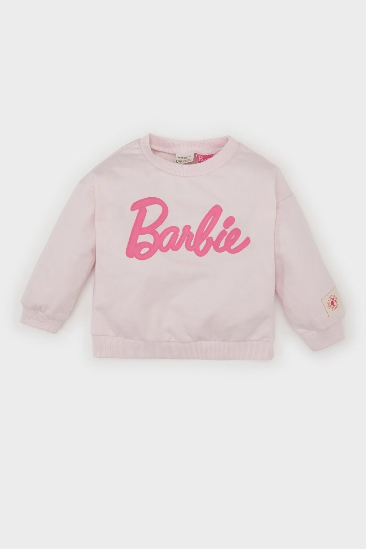 Bild von DeFacto Baby-mädchen-barbie-sweatshirt Mit Rundhalsausschnitt Und Weichen Federn D4967a524wn für Damen - 5–6 Jahre