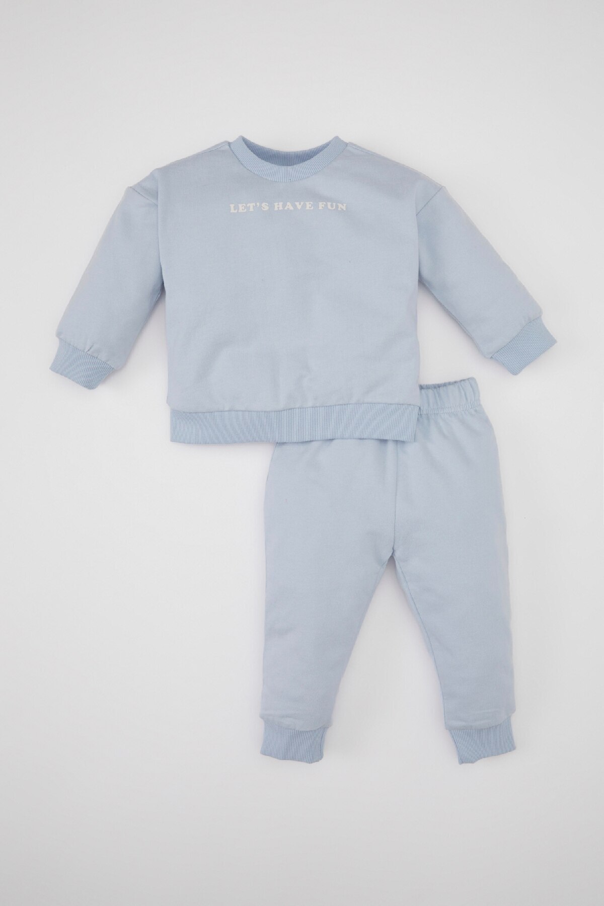 Bild von DeFacto Set Aus Bedrucktem Sweatshirt Und Jogginghose Mit Rundhalsausschnitt Für Babys – D0814a524au für Damen - 3–4 Jahre