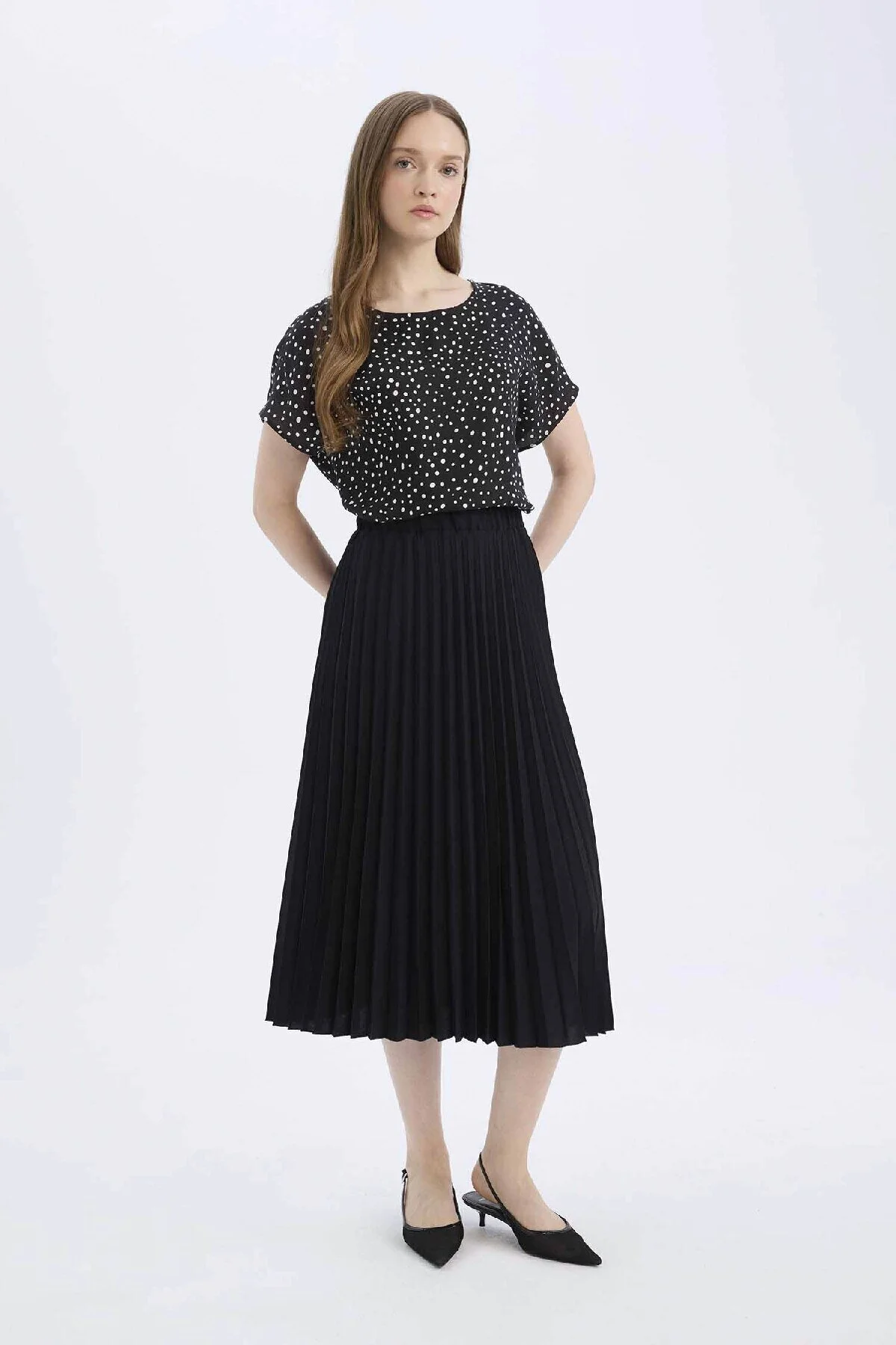 Bild von DeFacto Rock Schwarz Midi für Damen - 36