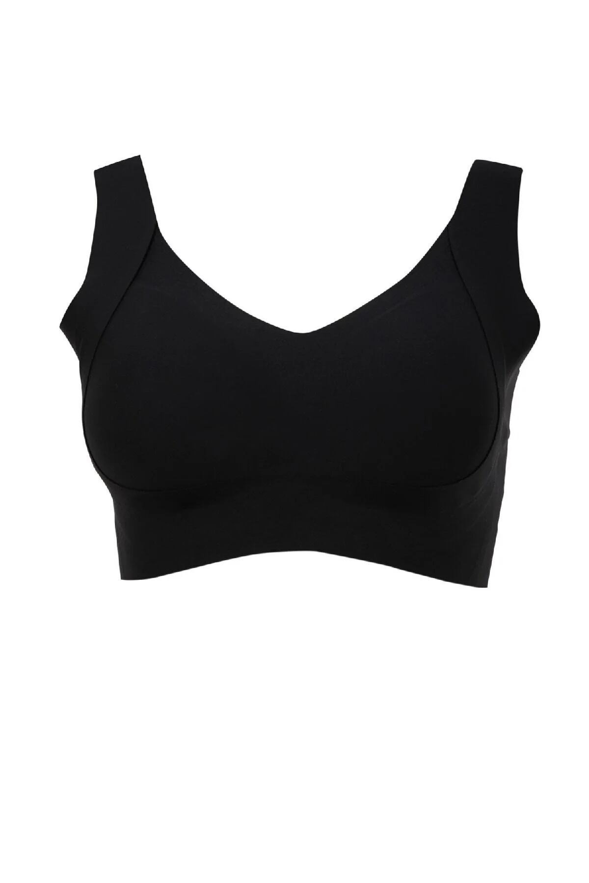 Bild von DeFacto Defactofit Sports Bra Aus Schwerem Stoff Mit V-ausschnitt – für Damen - L/XL