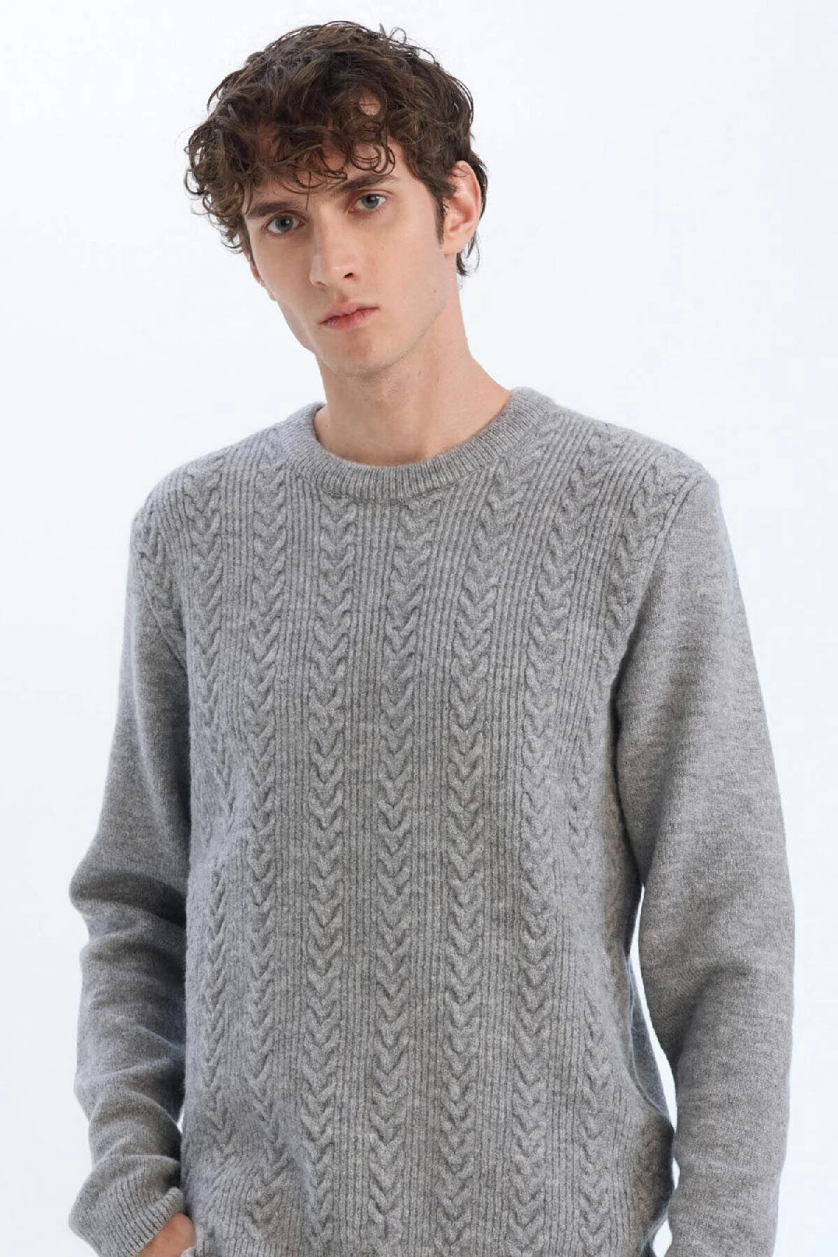 Bild von DeFacto Standard-fit-strickpullover Mit Rundhalsausschnitt für Herren - XL
