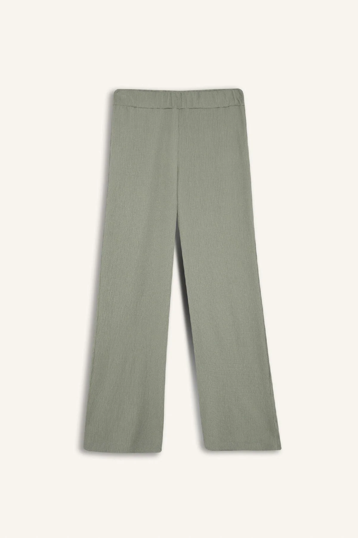 Bild von DeFacto Wickelhose, Weites Bein, Weites, Weites Bein, Flexible Taille, für Damen - L
