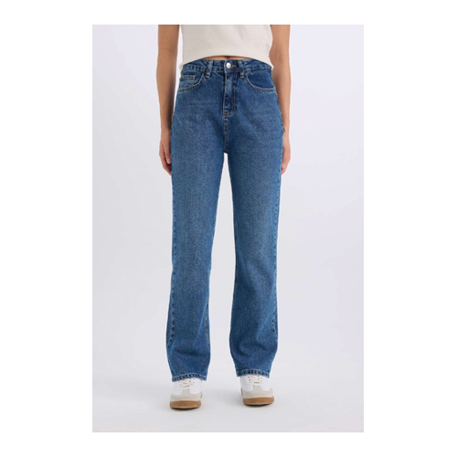 Bild von DeFacto Gerade Passform, Hohe Taille, Knöchellange Jeans für Damen