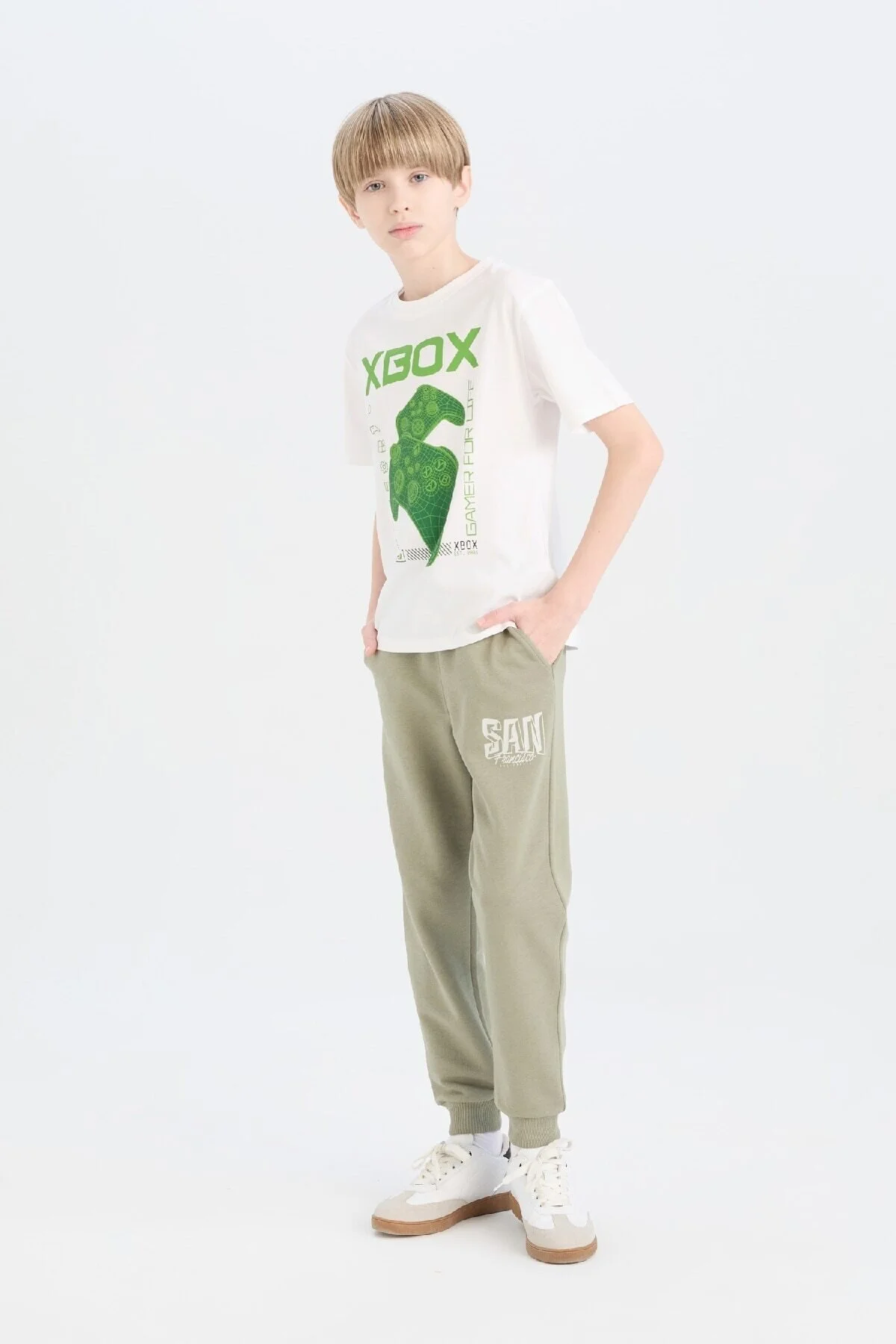 Bild von DeFacto Jungen-jogginghose Mit Elastischem Bund, Bedruckt, für Herren - 13–14 Jahre