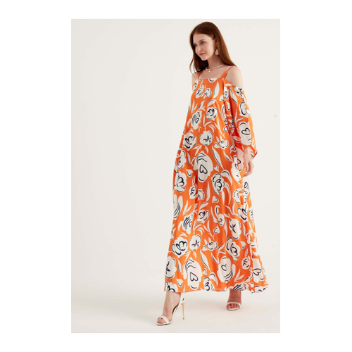 Bild von TBN Schulterfreies Kleid für Damen - 2XL