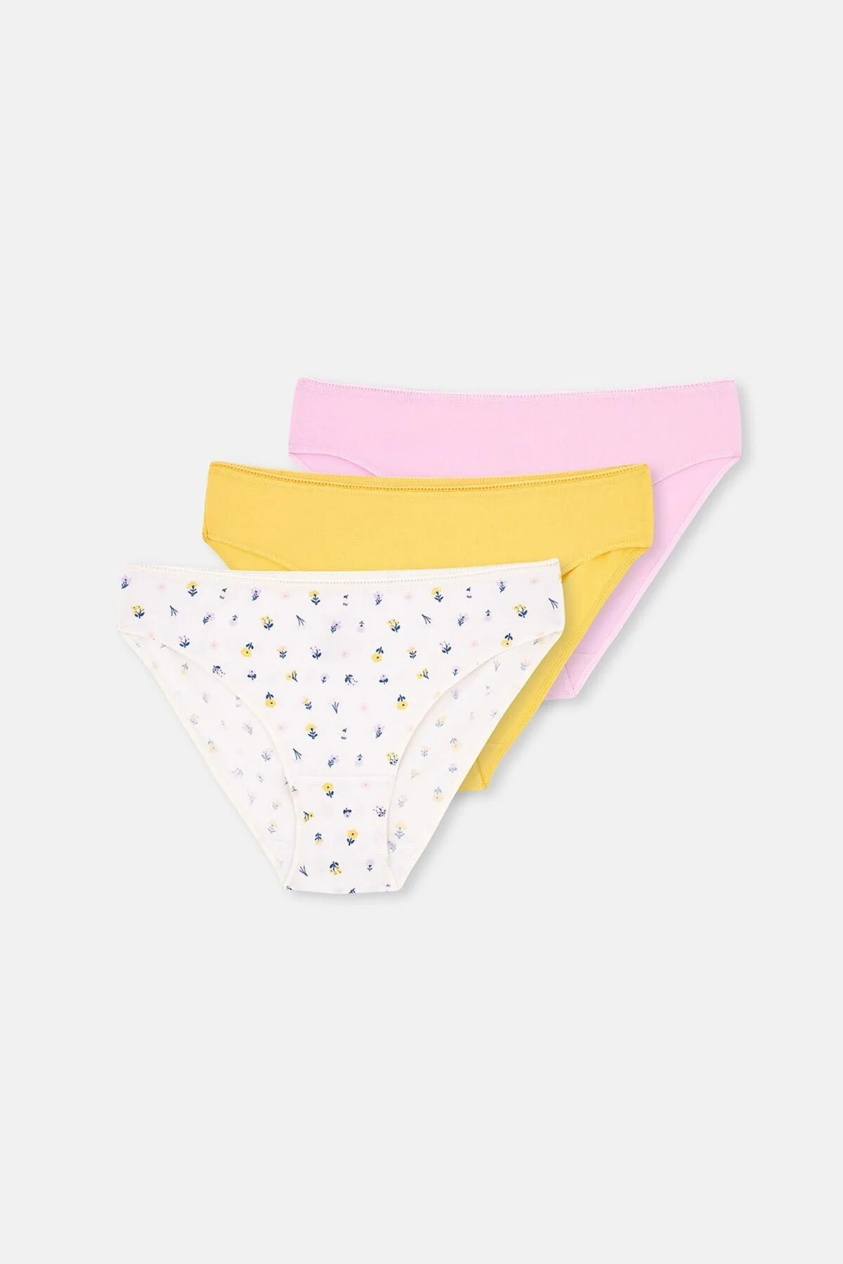 Bild von Dagi 3er-set Gemusterte Mehrfarbige Slips für Damen - XL