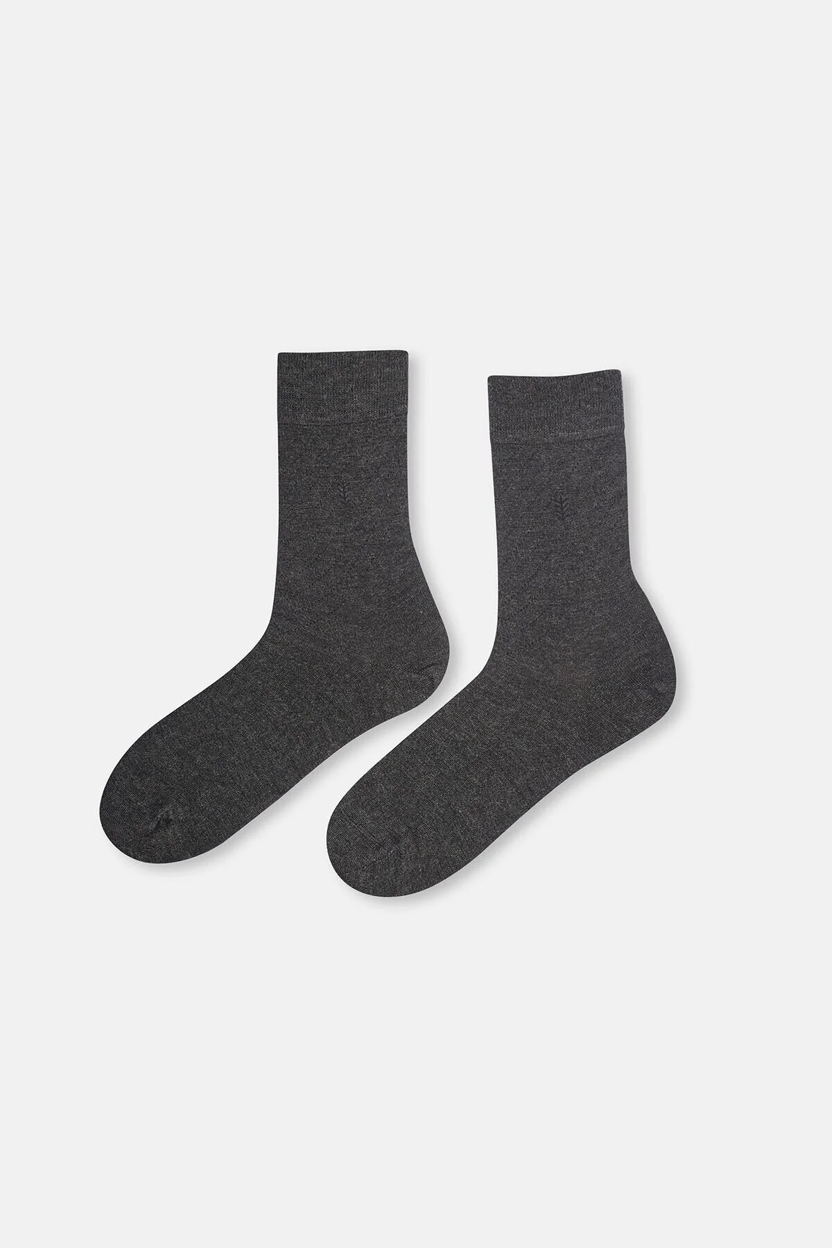Bild von Dagi Geräucherte Socken Mit Bambusblatt-muster für Herren - 39-41