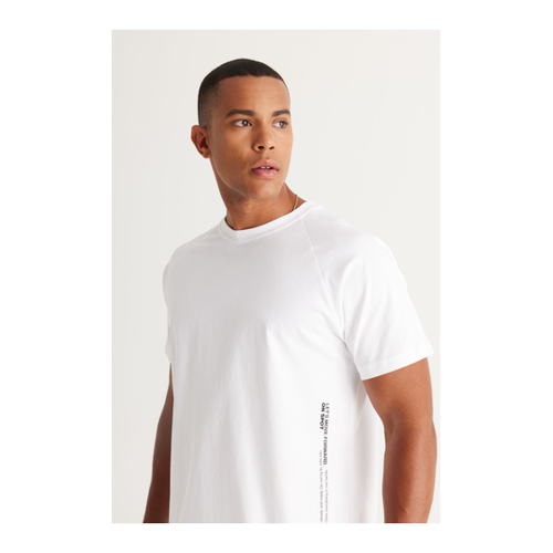 Bild von AC&Co / Altınyıldız Classics Weißes Herren T-Shirt
